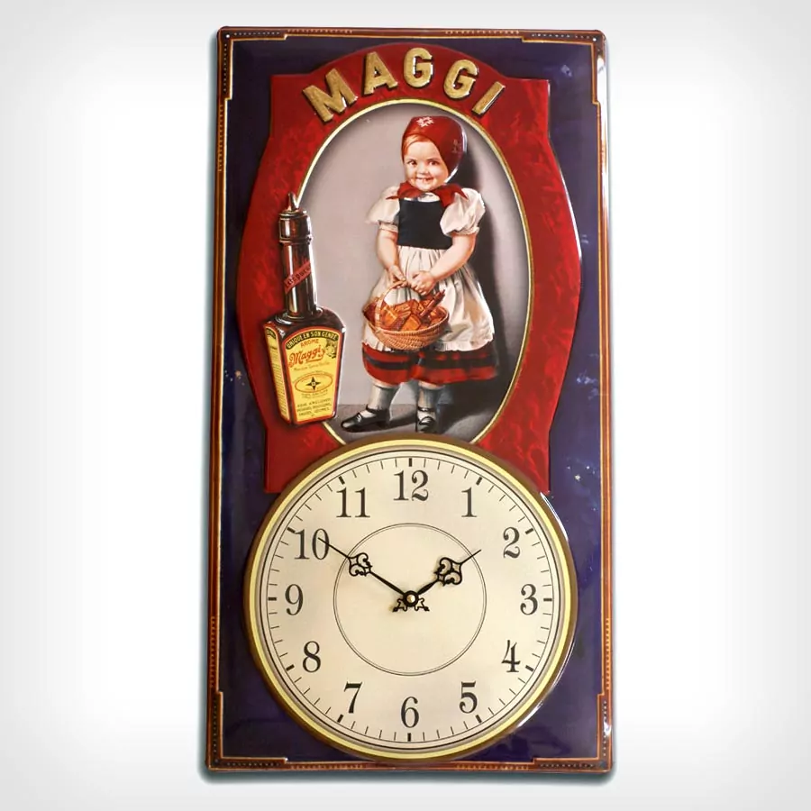 Blech-Uhr